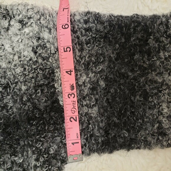 Rachel Zoe Ombre Stripe Open Cardigan Wool Alpaca Blend Sweater Gray Black S - Picture 8 of 11